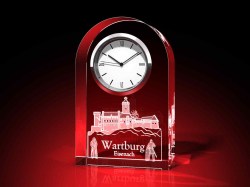 Wartburg - Uhr, Glas rund – GLASFOTO.COM