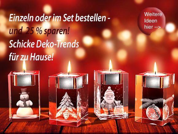 Teelichter-Set bestellen und sparen!