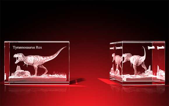 Dinosaurier - faszinierende 3D Modell bei GLASFOTO.COM