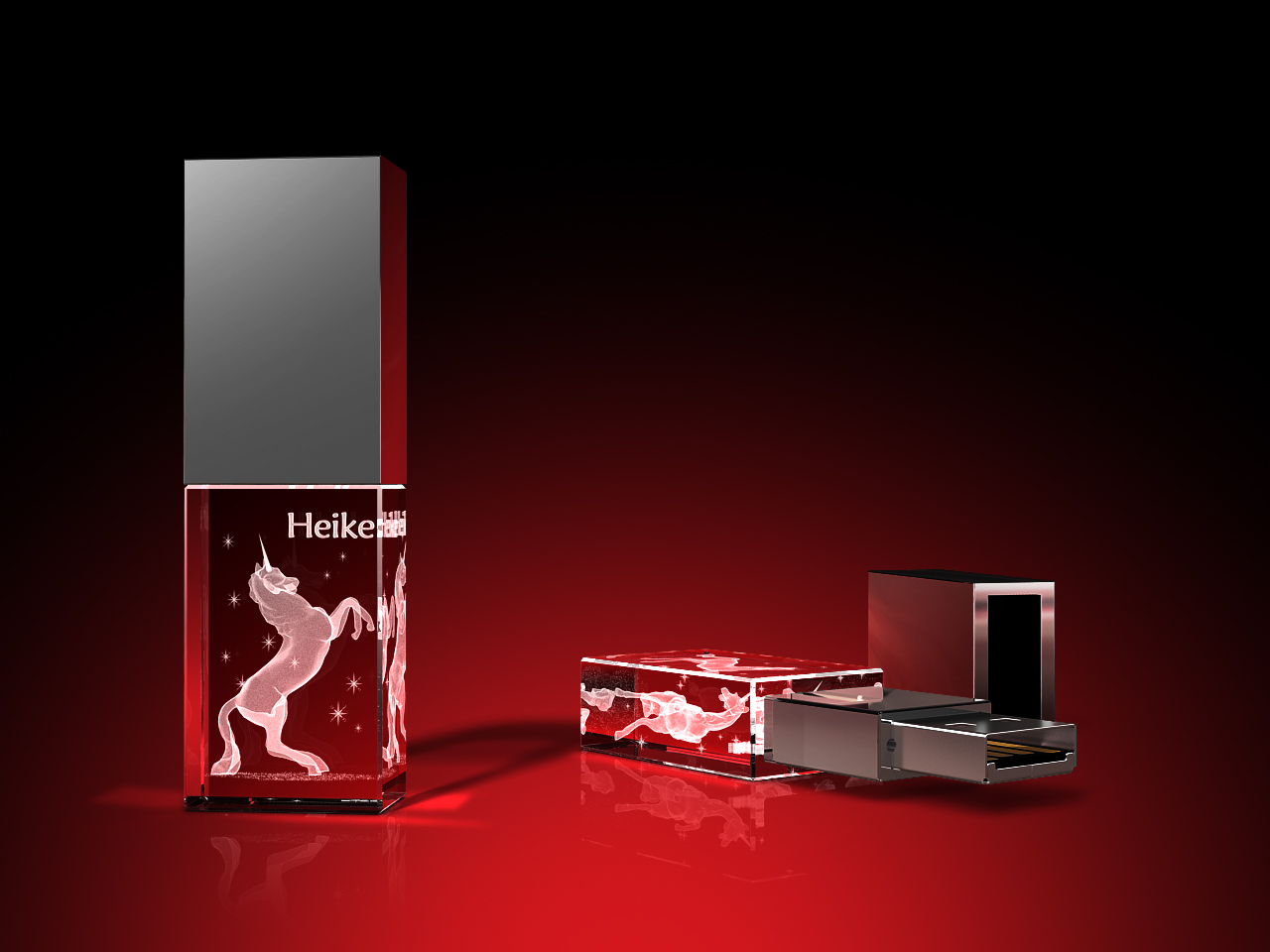 Besondere Geschenke : Einhorn-USB-Stick von GLASFOTO.COM