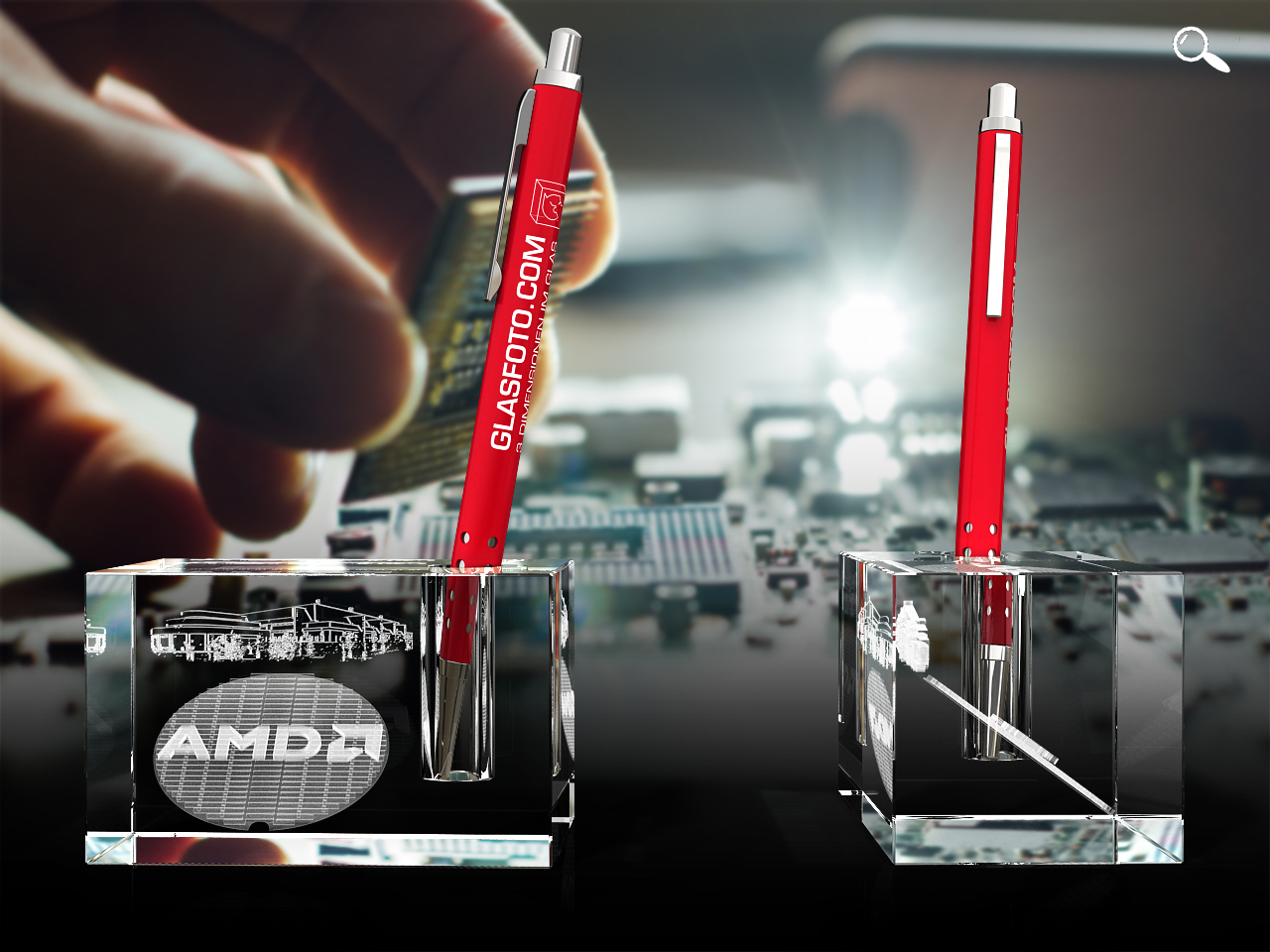 Mitarbeiter Motivation - AMD - Stifthalter