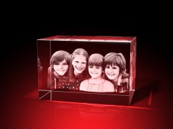3D-Porträt vom Foto - Quader (120 x 80 x 80) – GLASFOTO.COM