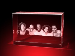 3D-Porträt vom Foto - Quader (180 x 120 x 80) – GLASFOTO.COM