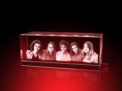 3D-Porträt vom Foto - Quader (150 x 60 x 60) – GLASFOTO.COM