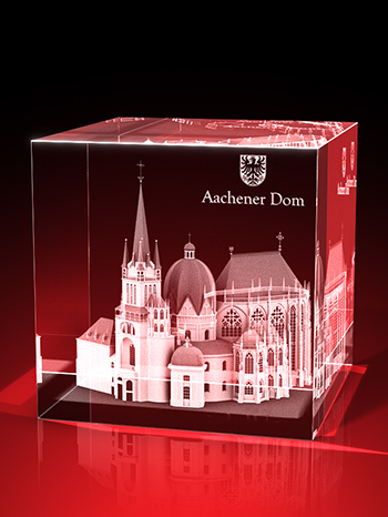 Aachener Dom – Würfel (60 x 60 x 60) – GLASFOTO.COM