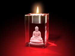 Buddha - Teelicht – GLASFOTO.COM