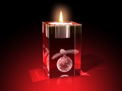 Eine Christbaumkugel im Glas vollendet Ihre Weihnachtsdekoration. Jetzt bestellen bei GLASFOFO.COM.