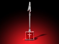 Christus am Kreuz - Memohalter – GLASFOTO.COM