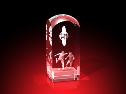 Fussballpokal - Siegerehrung - Quader RD – GLASFOTO.COM