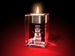 Adventskranz : Teelichthalter Geschenke und Schneemann von GLASFOTO.COM