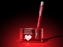 Herz + Ich mag dich - Stifthalter – GLASFOTO.COM