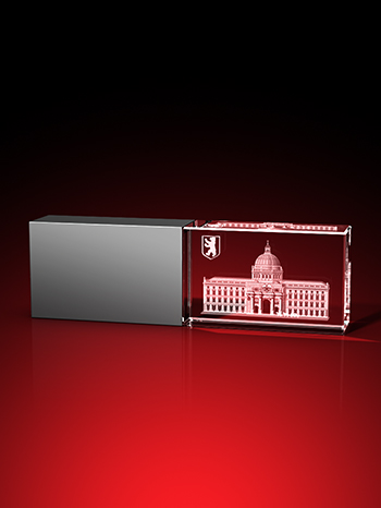 Humboldt Forum - USB-Stick, LED weiß, 64 GB – GLASFOTO.COM