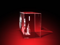 Humboldt Forum - Uhr, Glas eckig – GLASFOTO.COM