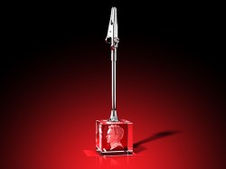 König Ludwig - Memohalter (30 x 30 x 30) – GLASFOTO.COM