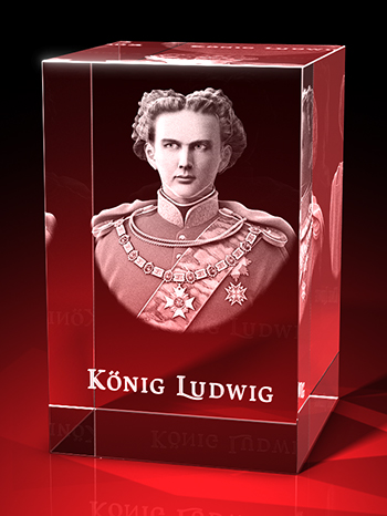 König Ludwig - Quader (90 x 140 x 90) – GLASFOTO.COM