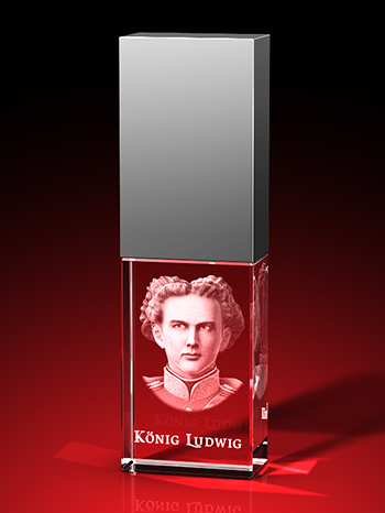 König Ludwig - USB-Stick, LED weiß, 16 GB (30 x 18 x 10)