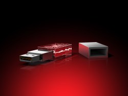 Sternzeichen Fische - USB-Stick, LED weiß, 64 GB (30 x 18 x 10) – GLASFOTO.COM