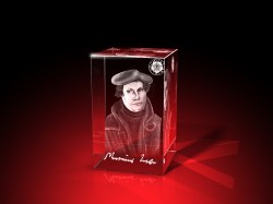 Martin Luther - Quader zu 500 Jahren Reformation – GLASFOTO.COM