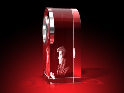Martin Luther - Glasuhr zur Reformation – GLASFOTO.COM