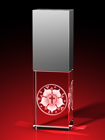 Lutherrose - USB-Stick, LED weiß, 64 GB – GLASFOTO.COM
