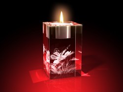 Osterdekoration : Schmetterling und Blume - Teelichthalter – GLASFOTO.COM