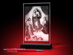 Sixtinische Madonna - Glasfoto, 10 x 15, Hochformat – GLASFOTO.COM