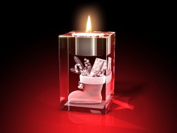 Advents-Teelicht Nikolausstiefel - Teelicht – GLASFOTO.COM