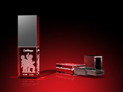 Sternzeichen Zwillinge - USB-Stick, LED weiß, 64 GB (30 x 18 x 10) – GLASFOTO.COM