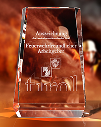 Auszeichnung - Feuerwehr Tirol - Quader KBS