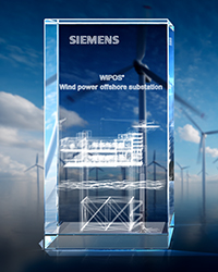 Mitarbeiterpräsent - Siemens - Quader