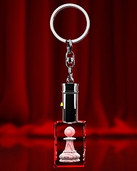 Schach Schlüsselanhänger - Bauer - LED Leuchte – GLASFOTO.COM