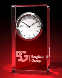 Uhr, eckig - Werbeprodukt - Borgfield Group