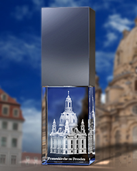 Dresden Souvenirs : Frauenkirche Dresden - USB Stick aus Glas