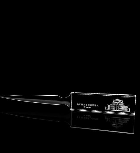 Souvenirs aus Glas : Semperoper Brieföffner