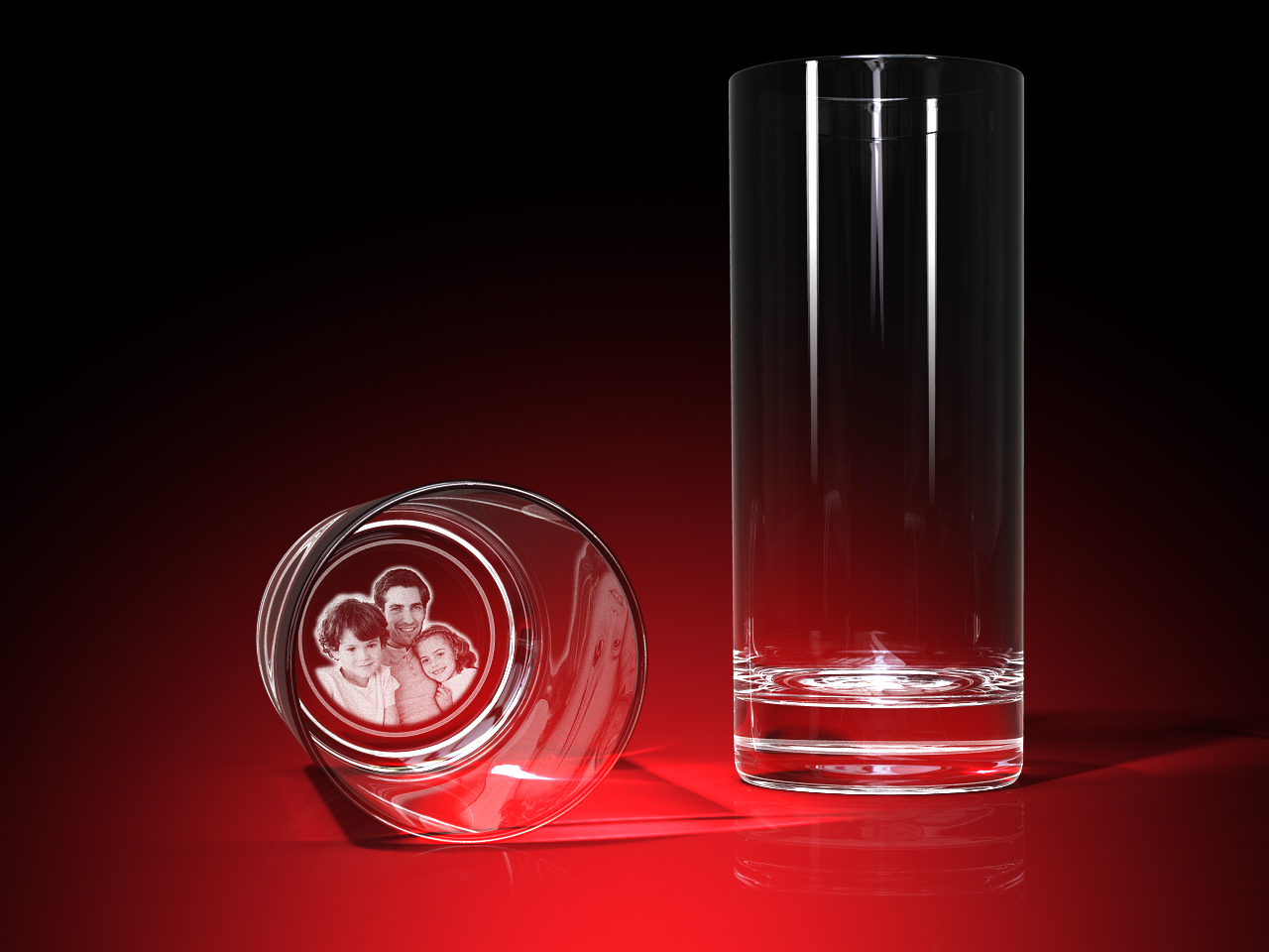 Glasfoto – Trinkglas 0,25 l