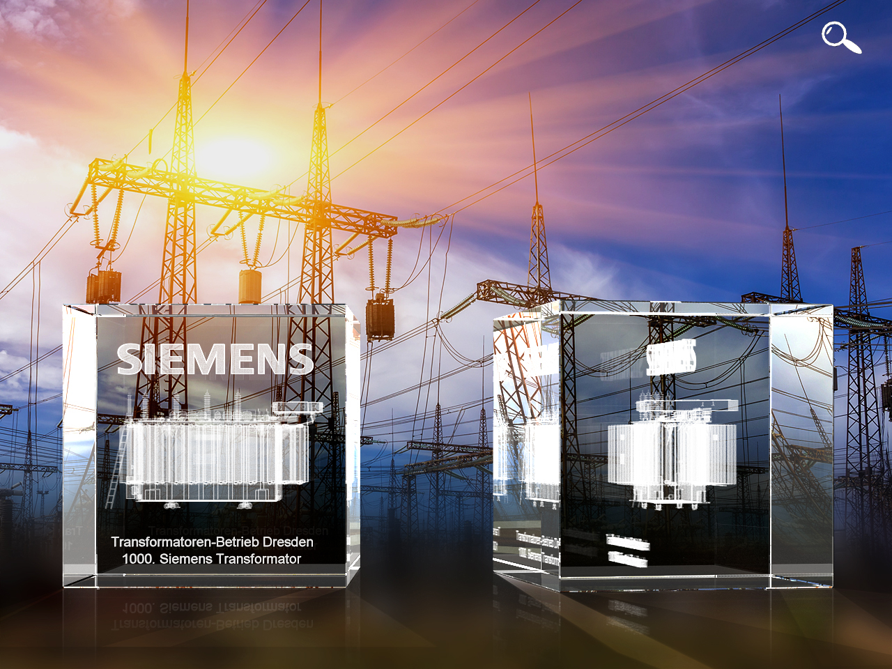 Kundengeschenk - Siemens -  Würfel
